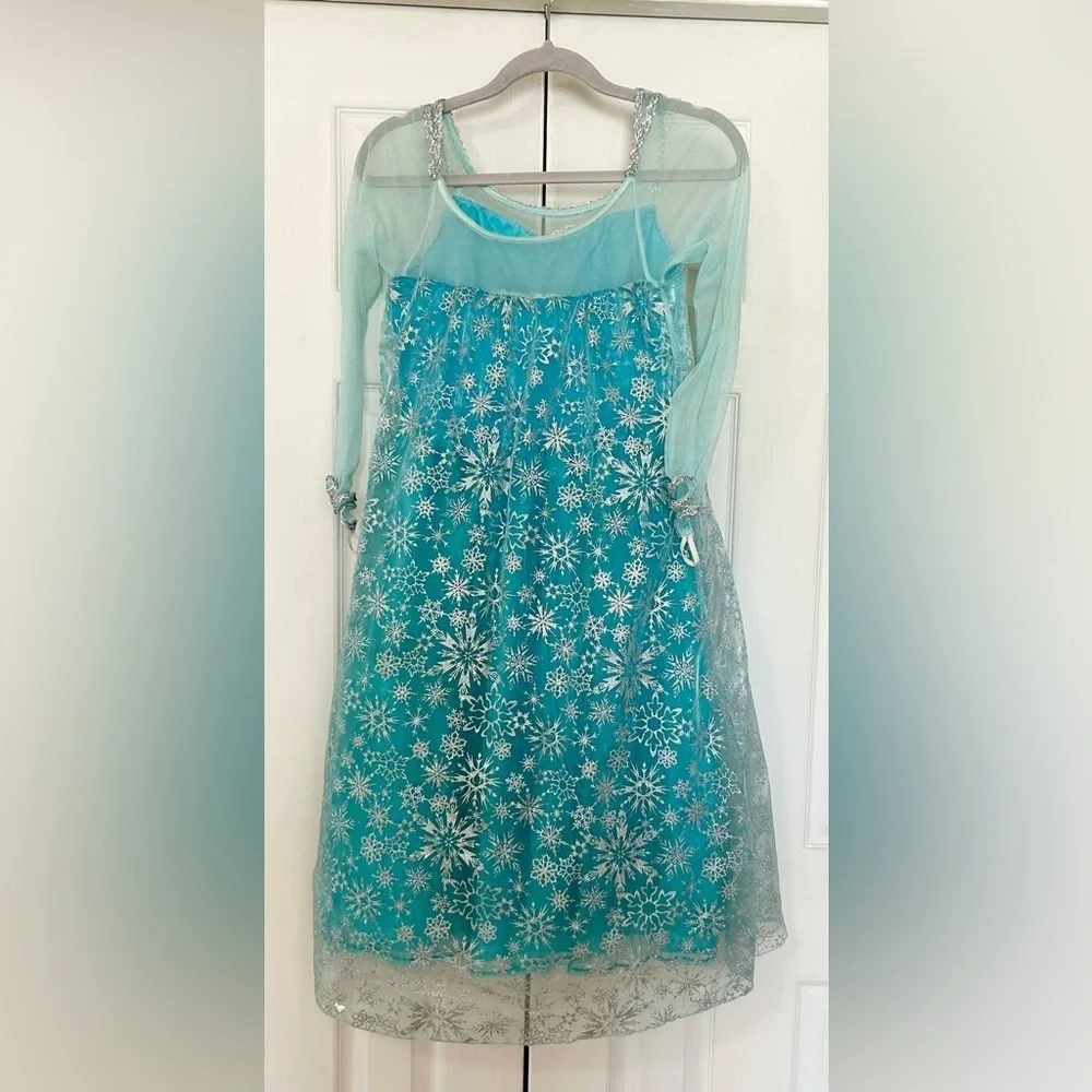 Costume Disney parks frozen princess Elsa dressup girls size large/xlarge